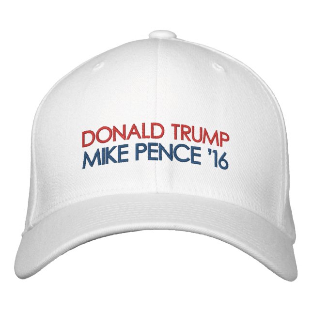 Casquette Brodée Vote Donald Trump Mike Pence (Devant)