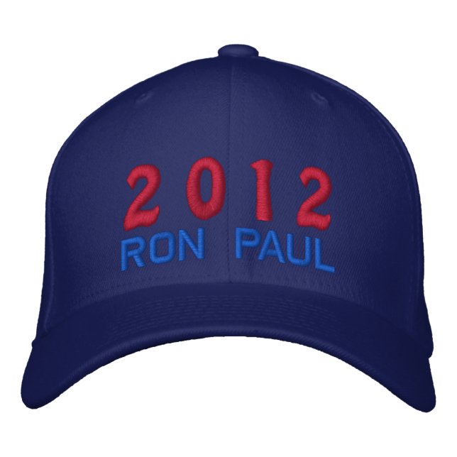 Casquette Brodée Vote Ron Paul pour l'élection présidentielle de 20 (Devant)
