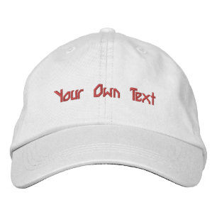 Casquette Brodée Votre propre texte exceptionnel excellent Beau-Cha