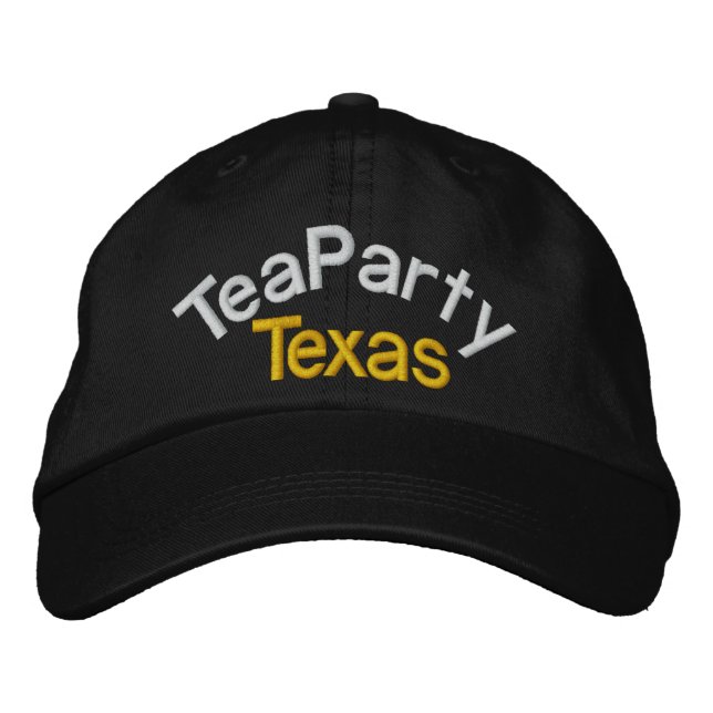 Casquette Brodée Votre Tea Party-Taxé au MAX- par SRF (Devant)