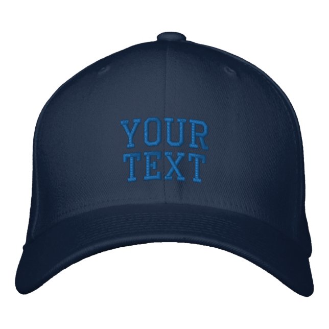 Casquette Brodée Votre texte personnalisé / nom / plus - Personnali (Devant)