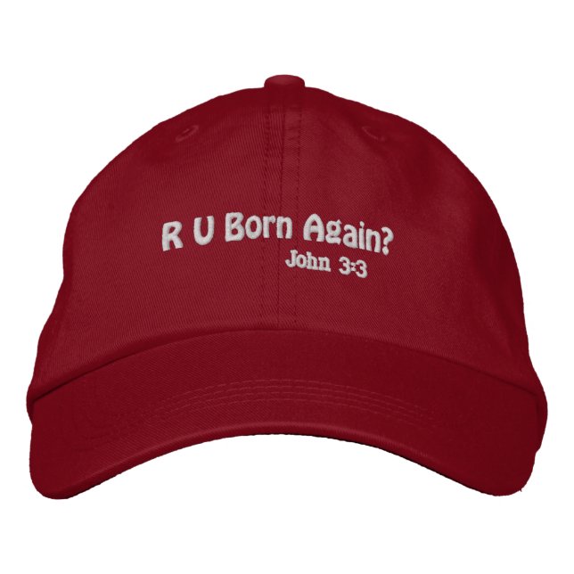 Casquette Brodée Vous êtes de nouveau né ? (Devant)