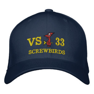CASQUETTE BRODÉE VS-33 SCREWBIRDS WESTPAC 1988-1989 USS NIMITZ