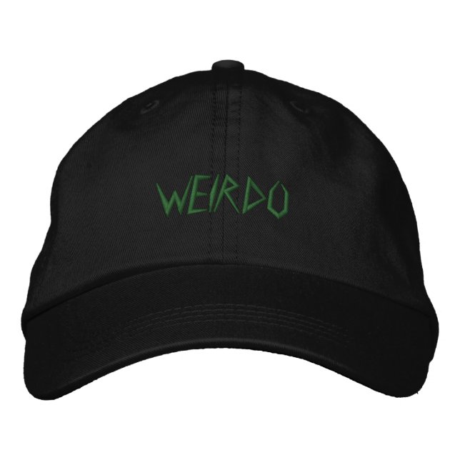 CASQUETTE BRODÉE WEIRDO (Devant)
