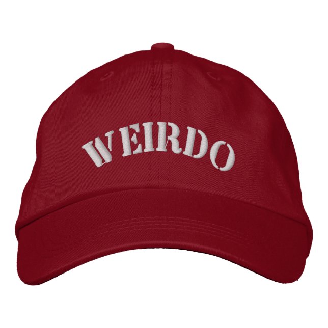 CASQUETTE BRODÉE WEIRDO (Devant)