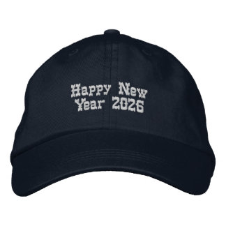 Casquette Brodée Welcome 2026 New Year Celebration Party-Hat Navy 