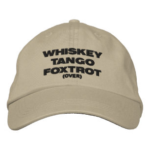 Casquette Brodée Whiskey Tango Foxtrot (sur)