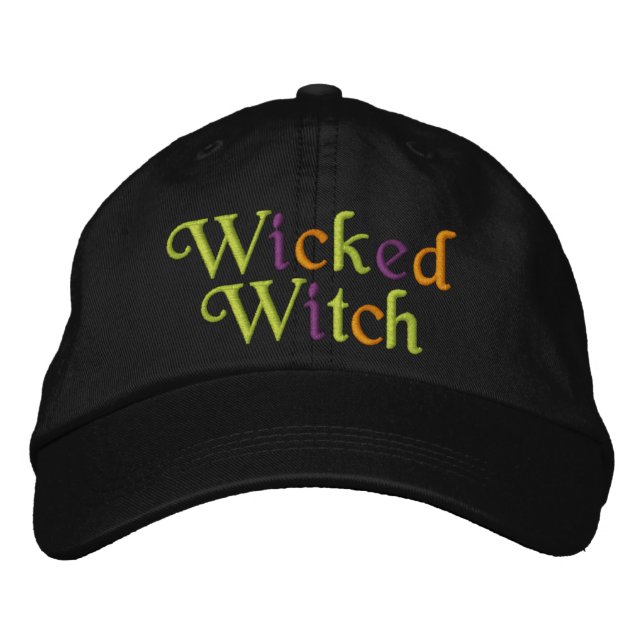 Casquette Brodée Wicked Witch (Devant)