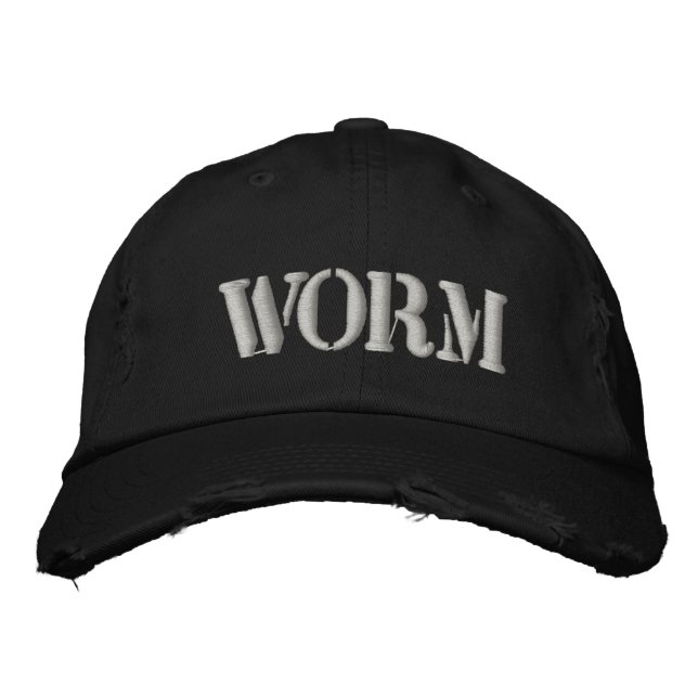 CASQUETTE BRODÉE WORM (Devant)