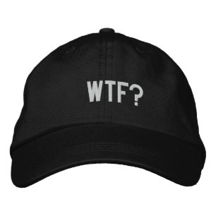 CASQUETTE BRODÉE WTF ?