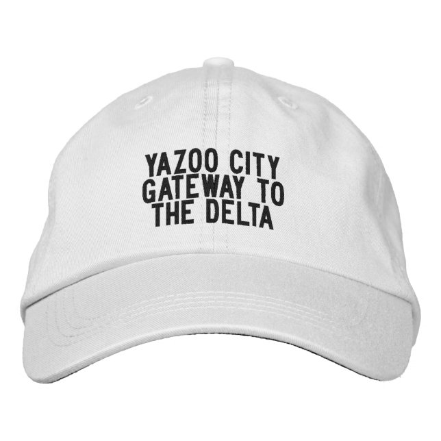 Casquette Brodée YAZOO CITY Mississippi Hat (Devant)