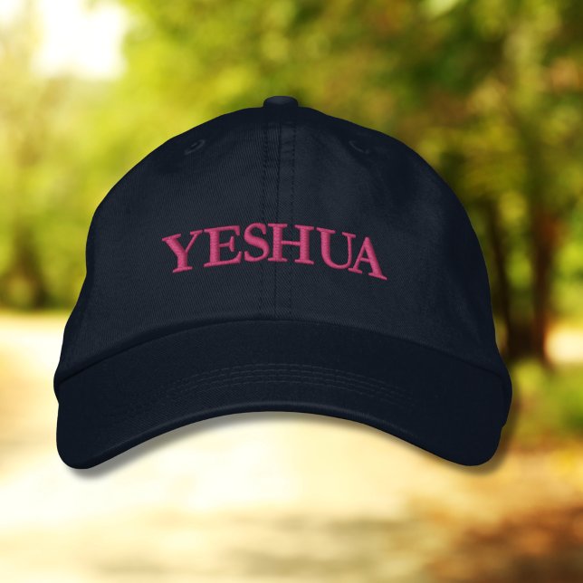 Casquette Brodée YESHUA Custom Word Embroidered Hat (Créateur téléchargé)