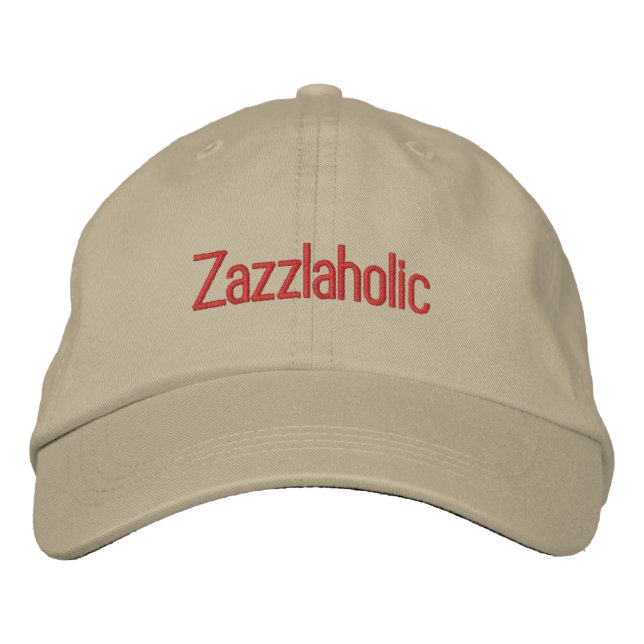 Casquette Brodée Zazzlaholic (Devant)