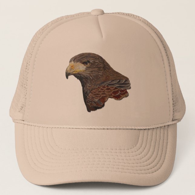 Casquette Broderie Harris Hawk Faux (Devant)