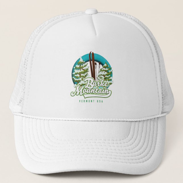 Casquette Bromley Mountain Pérou Vermont US logo Ski Trucker (Devant)