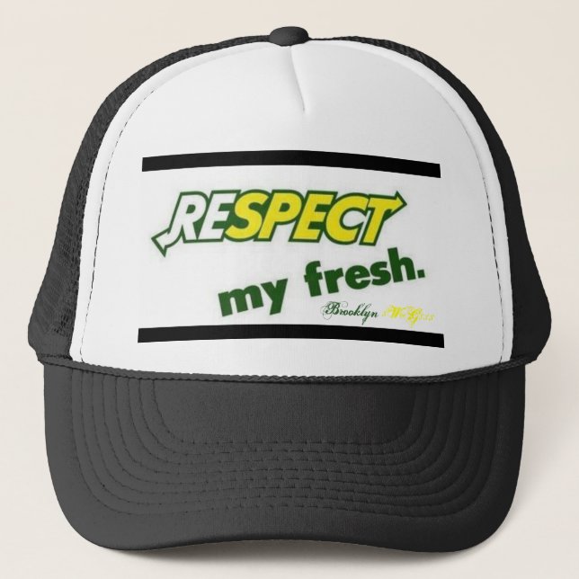 Casquette Brooklyn,… respect mon frais (Devant)