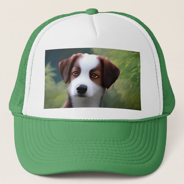 Casquette Bruce La Frontière Collie Puppy, Chapeau De Trucke (Devant)