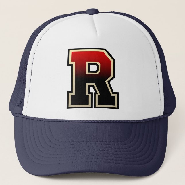 Casquette Brûlés à marquer d'une pierre blanche "R " (Devant)