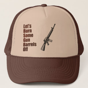 Casquette Brûlons des canons d'armes.