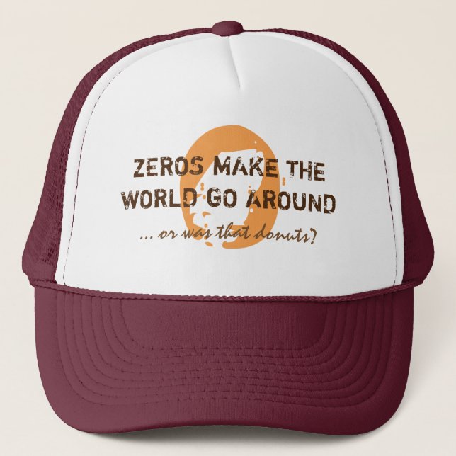 Casquette Brun de ZEROS et DONUG (Devant)