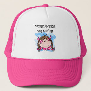 Casquette Brunette World's Best Big Sister Tshirts and Gifts