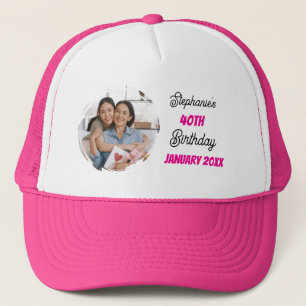 Casquette Brunsh 30e 40e 50e 60e anniversaire personnalisé