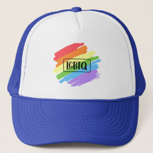 Casquette Brushstrokes LGBTQ Arc-en-ciel