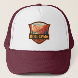Casquette Bryce Canyon National Park Travel Art Vintage
