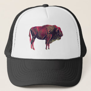 Casquette Buffalo Portrait Design pour bison ou animal sauva