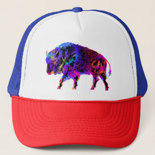 Casquette Buffle de bison arc-en-ciel