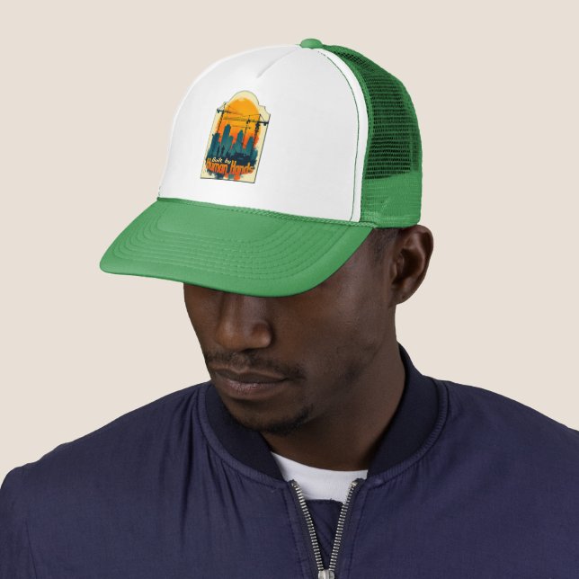 Casquette Built by Working Hands Labor Day Construction Desi (En situation)
