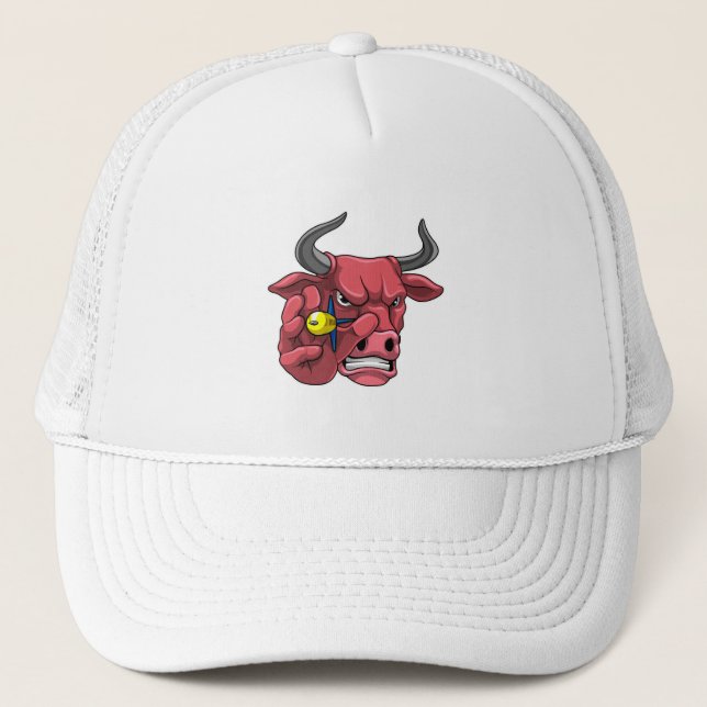 Casquette Bull aux fléchettes avec Dart (Devant)