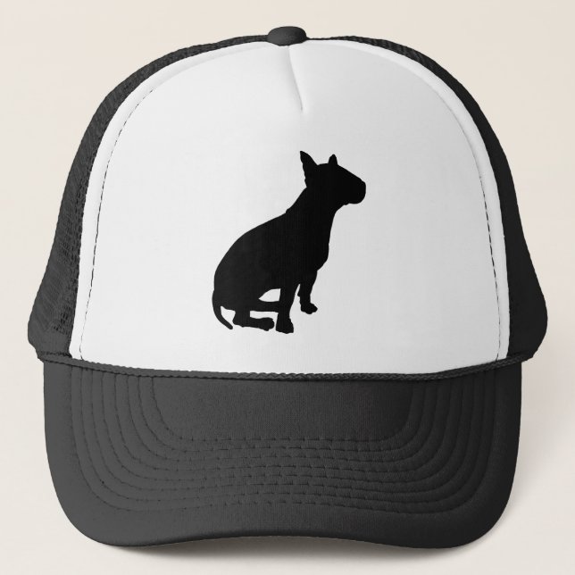 Casquette Bull-terrier se reposant (Devant)
