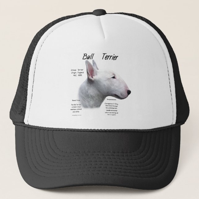 Casquette Bull Terrier (wht) Historique Conception (Devant)