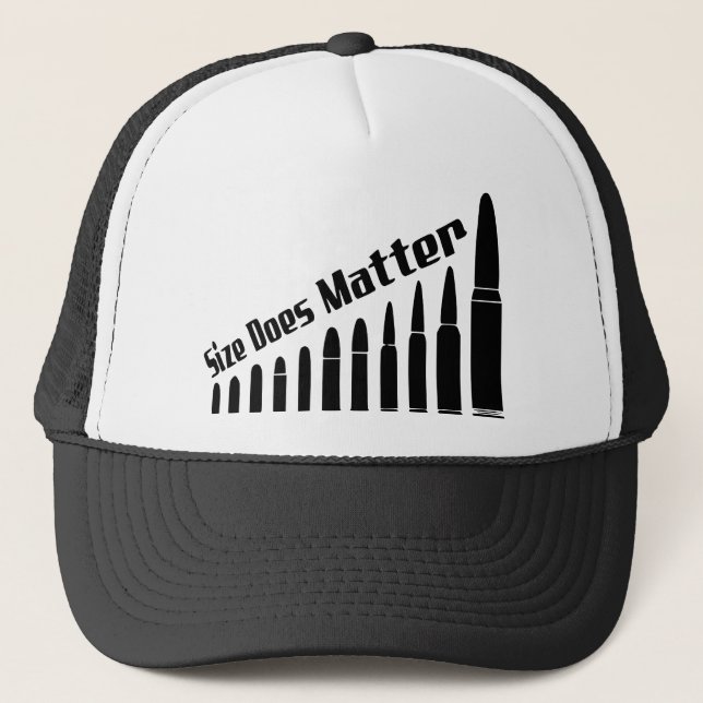 Casquette Bullets Size Does Matter  #USAPatriotGraphics  © (Devant)