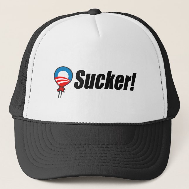 Casquette Bumpersticker anti-Obama - Sucker 2 (Devant)