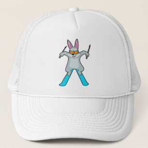 Casquette Bunny comme skieur avec Ski