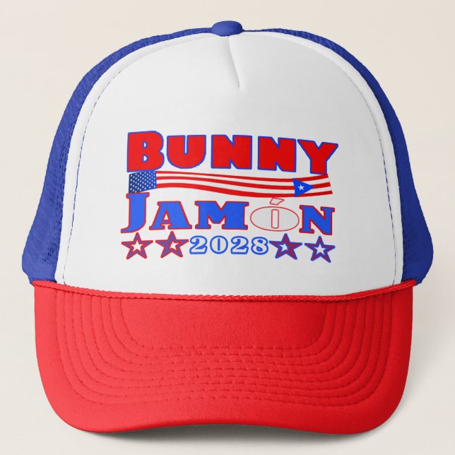 Casquette bunny/jamon 2028 trucker hat (Devant)