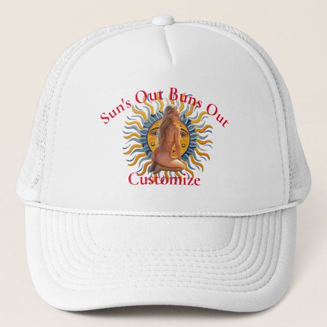 Casquette Buns Out Bikini Beach Girl Thunder_Cove (Devant)