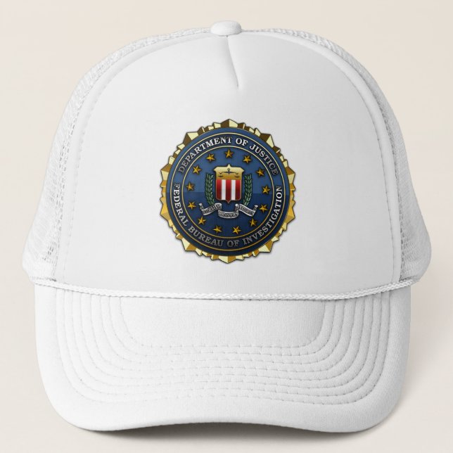 Casquette Bureau fédéral d'enquête (Devant)
