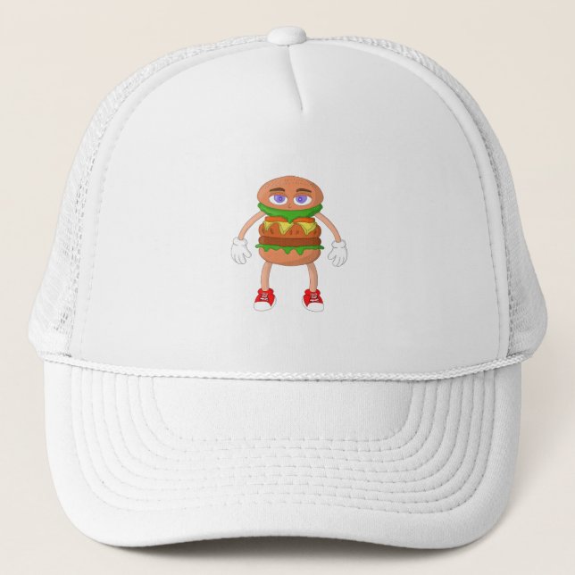 Casquette Burger convivial (Devant)