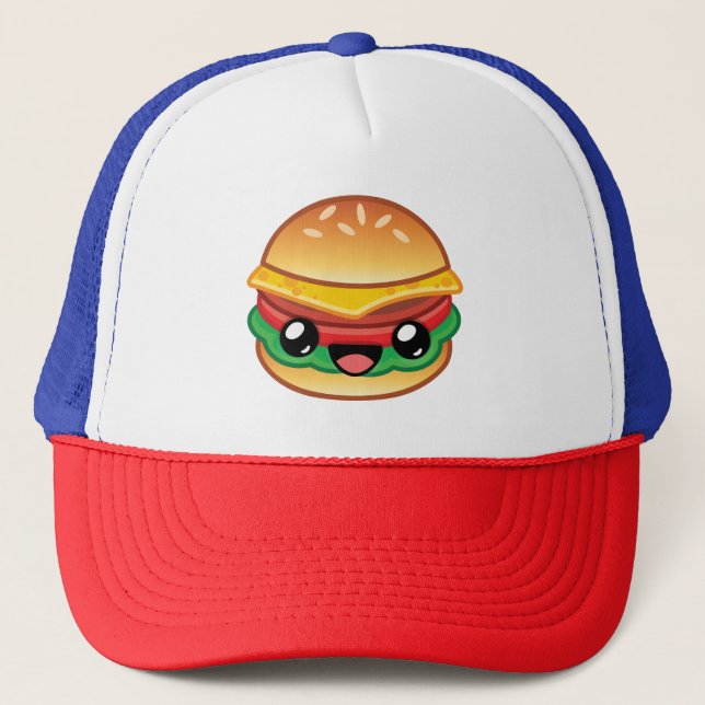 Casquette Burger Happy Jump (Devant)