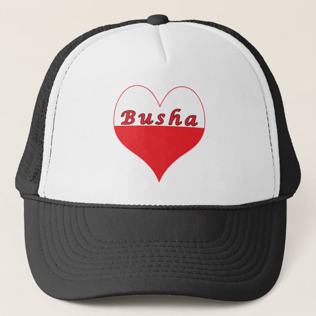 Casquette Busha Coeur polonais (Devant)