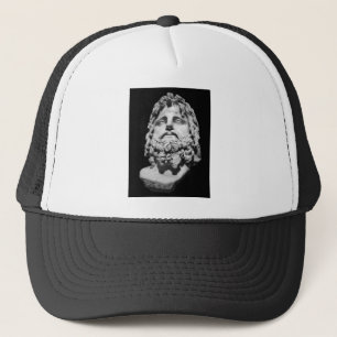 Casquette Buste en marbre gréco-romain Classique Noir et Bla