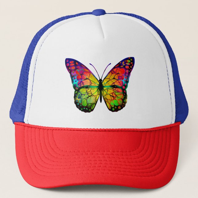 CASQUETTE BUTTERFLY ABSTRAIT (Devant)