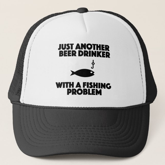 Casquette buveur de bière avec une chemise drôle de problème (Devant)