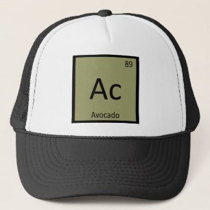 Casquette C.A. - Symbole de Tableau périodique de chimie