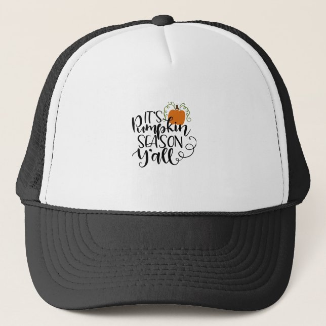 Casquette C’est la saison Citrouille Y’all (Devant)