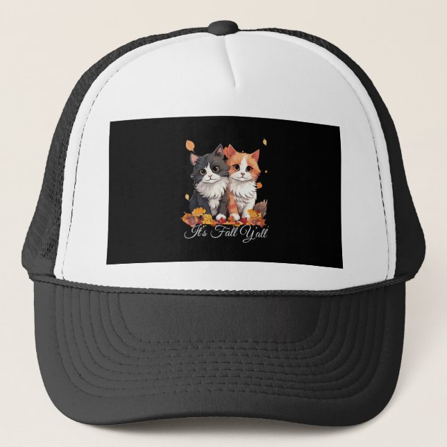 Casquette C’est le chatons chatons chatons de l’automne Y’al (Devant)