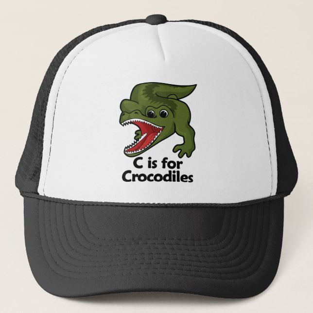 Casquette C est pour le crocodile (Devant)